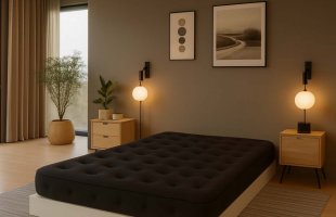 Низкая кровать в японском стиле — идеальное спальное место по фен-шуй