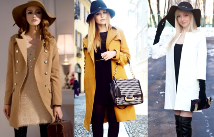 Шляпа к пальто для женщин - идеальный выбор головного убора