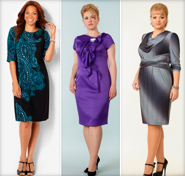 Платья для худых женщин после 50 лет